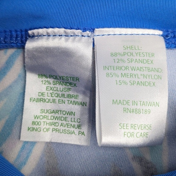 Lilly Pulitzer Women's Size XS Capri Style Spandex Floral Legging Exercise Pants - Picture 6 of 8